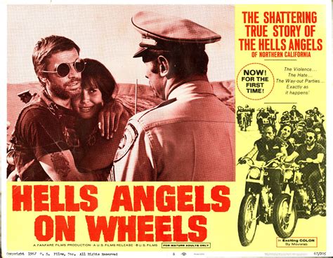 Hell's Angels On Wheels 1967 Fanfare 11x14" teen lobby card Jack Nicolson | #4637916080