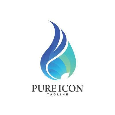 Pure Water Logo Vector Art, Icons, and Graphics for Free Download