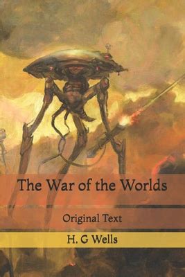 War Of The Worlds Original Book Cover