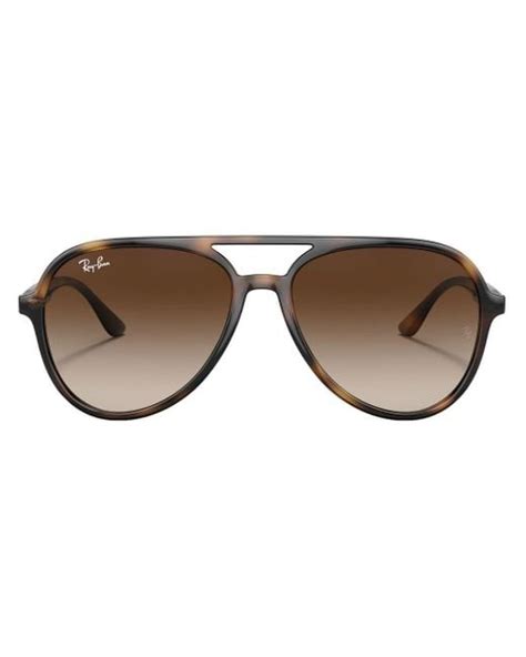 Ray Ban Rb4376 Tortoise Shell Aviator Frames In Brown Lyst