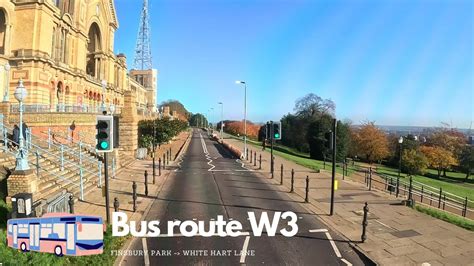 W Bus Route Finsbury Park White Hart Lane Youtube