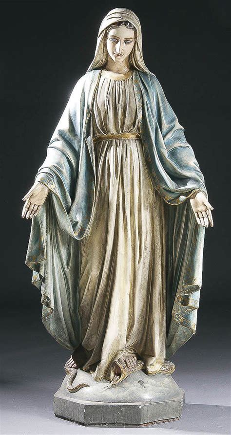 1107 Religious Vintage Statue The Virgin Mary Lot 1107