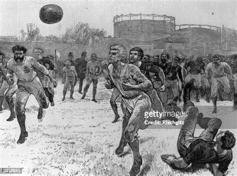 8822 European Football In The 1800s Stock Photos High Res Pictures