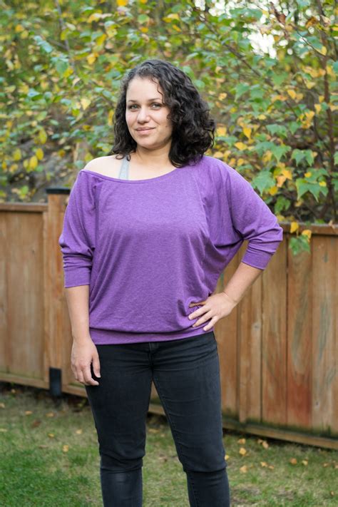 Batwing Raglan Sleeve Crop Sweater Pdf Sewing Pattern Sporty Etsy