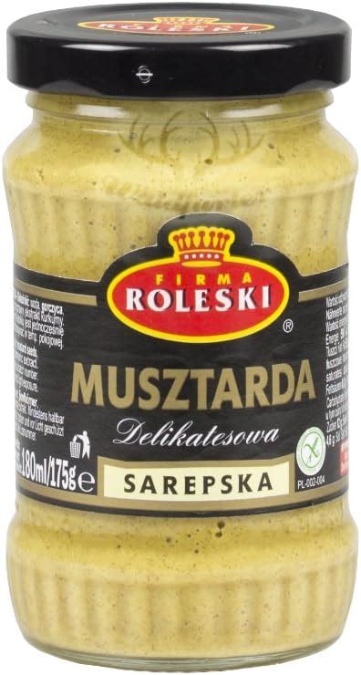 ROLESKI Musztarda Sarepska 180l Ml Amazon Fr Epicerie