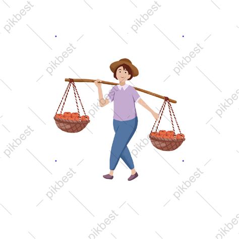 Cartoon Simple Peasant Woman Free Png Images Psd Free Download Pikbest