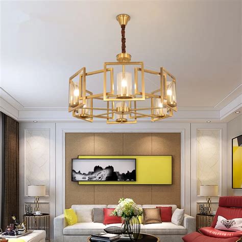 Modern LED Double Spiral Gold vintage Chandelier Lighting for Foyer ...