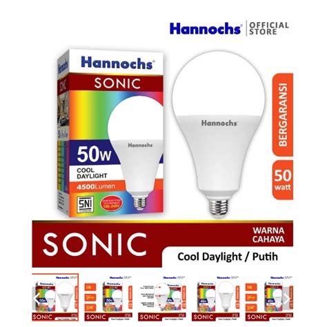 Jual Lampu Led Hannochs Sonic Jumbo W Watt Cahaya Putih Watt