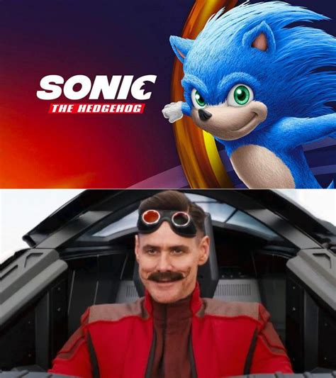 First Look At Jim Carrey As Dr Robotnik In The Live Action Sonic Movie