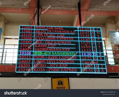 Indian Train Schedule Photos and Images & Pictures | Shutterstock