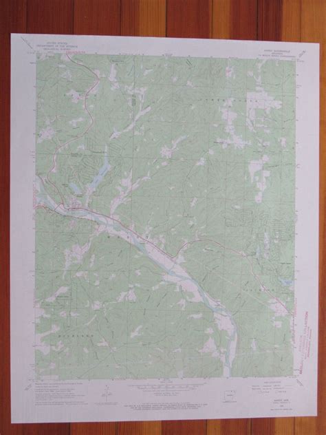 Hardy Arkansas 1969 Original Vintage USGS Topo Map 1969 Map