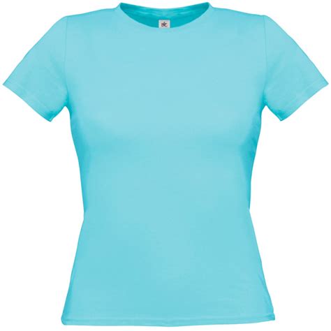 Tee Shirt Femme Manches Courtes Turquoise à Personnaliser Broderie En