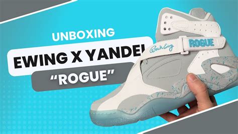 Ewing X Yandel Rogue Grey Scuba Basketball Sneakers Unboxing Patrick