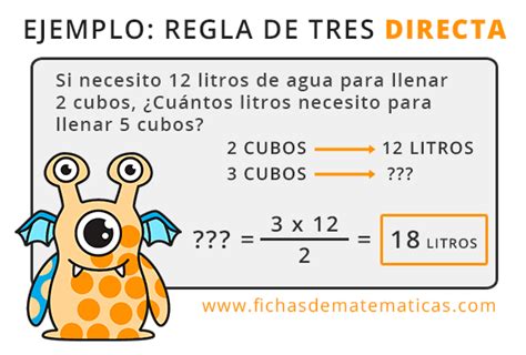 Regla De Tres Simple Directa E Inversa Ejercicios Y Problemas【pdf】