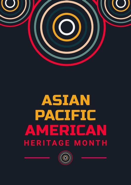 Premium Vector Asian American And Pacific Islander Heritage Month Vector Banner For Ads Social