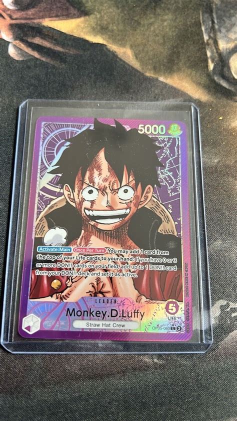 One Piece Card Game Awakening New Era Monkey D Luffy OP05 060 Alt Art