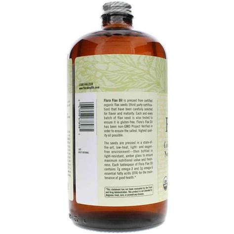 Certified Organic Flax Oil Flora