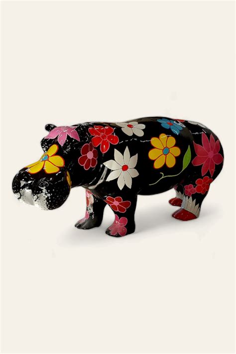 Hippo Stehend Lebensgross XXL Deko Shop Garten Fantasy De