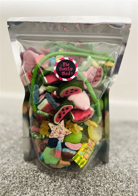 Pick N Mix Pouch Mystery Selection Sweet Bags 1kg And 500g Pouches