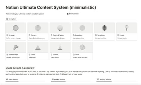 Notionway Notion Ultimate Content System Aesthethic And Minimalistic