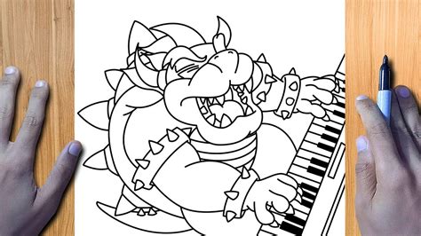 COMO DIBUJAR A BOWSER THE SUPER MARIO BROS LA PELÍCULA YouTube