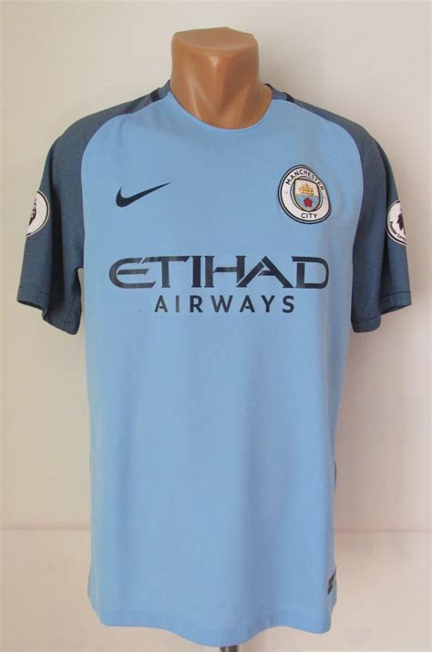 Manchester City Home Baju Bolasepak 2016 2017 Sponsored By Etihad