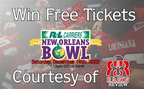 2023 New Orleans Bowl Ticket Giveaway