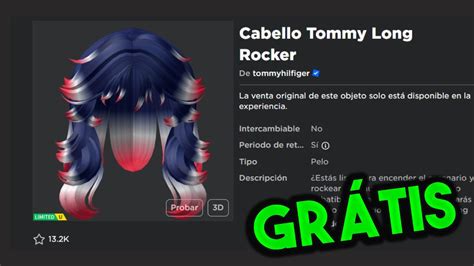 NUEVA CABELLO GRATIS EN ROBLOX UGC LIMITED CONSIGUE ITEMS LIMITADOS