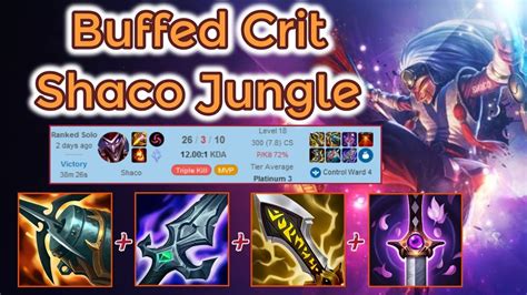 Buffed Shaco Platinum 2 Stomp S12 Ranked League Of Legends Full Gameplay Infernal Shaco