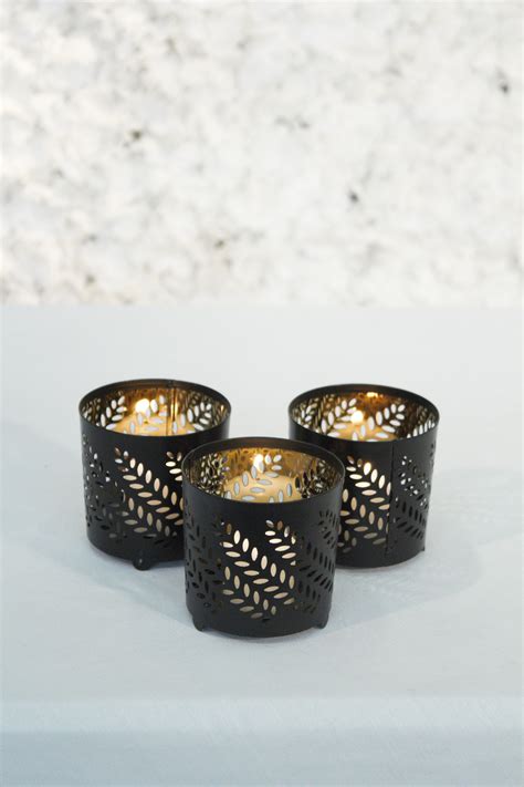 Black Gold Votive Holder All Occasions Rentals