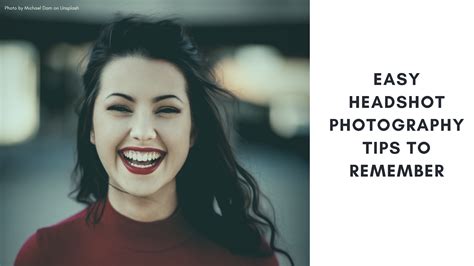 Headshot Photography Easy Headshot Photography Tips To Remember