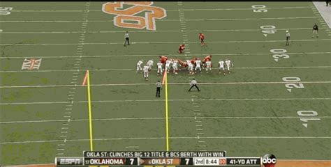 Total Pro Sports Oklahoma State Scores Field Goal During Earthquake 