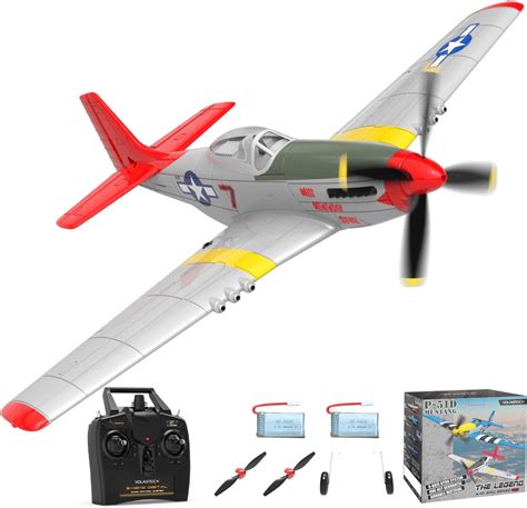 Amazon Volantexrc Rc Plane Channel P D Mustang Remote Control