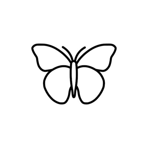 Page 12 Butterfly Shape Outline Top View Vectors And Illustrations For