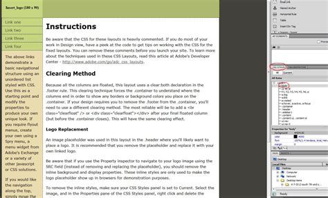 Dreamweaving With Adobe Dreamweaver Cs5 Customizing Your Dreamweaver Template Part Two