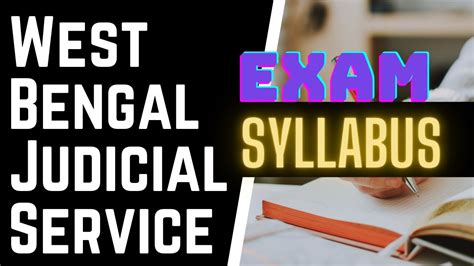 WEST BENGAL JUDICIAL SERVICE EXAM WBJS SYLLABUS SUBJECTS YouTube