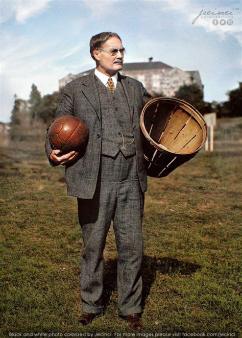 The Father Of Basketball James Naismith In 1927 Rcolorizedhistory