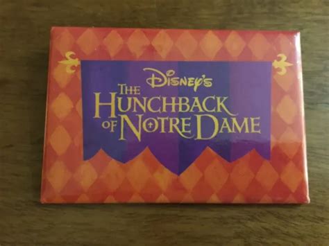 Disney S The Hunchback Of Notre Dame Animated Film Movie Pin Button