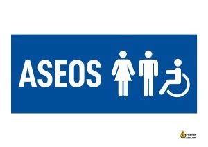 Señalización de aseos Imprimir carteles gratis