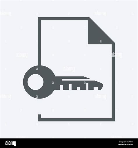 Locked Document Icon Stock Vector Image And Art Alamy