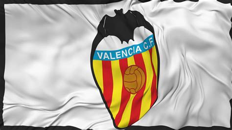 Valencia Club De Futbol Valencia Cf Flag Seamless Looping Background