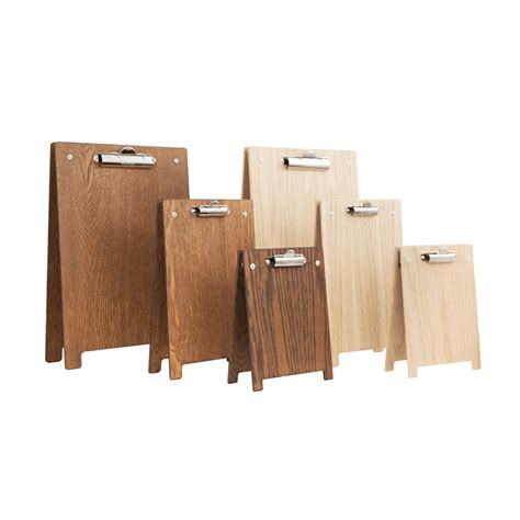 Wooden A Frame Clipboard Menu Holder A4 A5 And A6