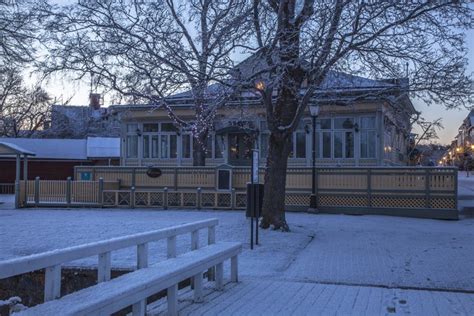 Naantali, Finland, Houses, Winter, Mansion, Design, Snow, Fence, HD ...