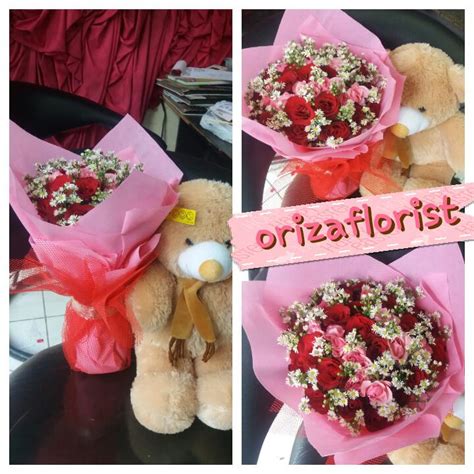 Kado Bunga Mawar Boneka Oriza Florist