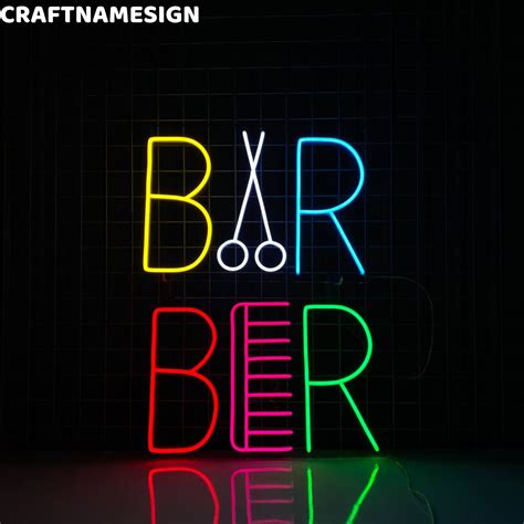 Salon Neon Sign Craft Name Sign