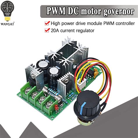 Universal DC10 60V PWM HHO RC Motor Speed Regulator Controller Switch