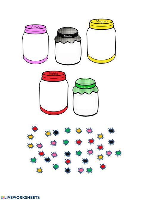 Four Jars With Different Colors And Designs On Them