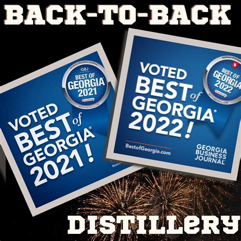 13th Colony Distilleries Is Back To Back Winner Of Best Of Georgia