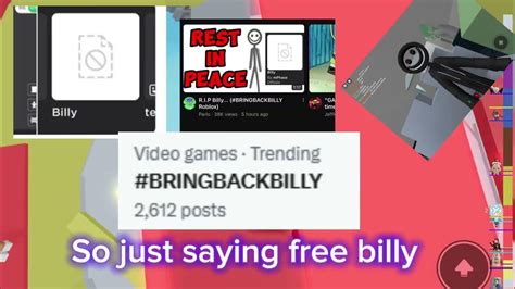 Pls Roblox Bring Back Billy Roblox News 1 Bringbackbilly Youtube