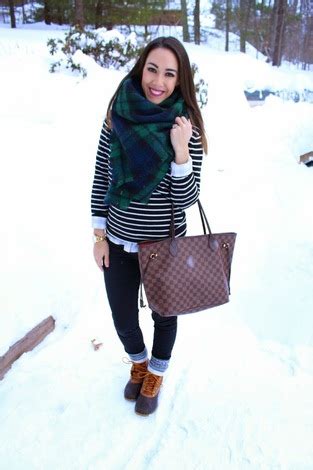 Duck Boot Outfit Ideas | How To Wear Duck Boots « Gal Meets Glam - SHEfinds